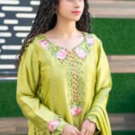 Noor -e - Eid cutwork Suit | Short Shirt 3 PCS Outfit gallery image thumbnail #4