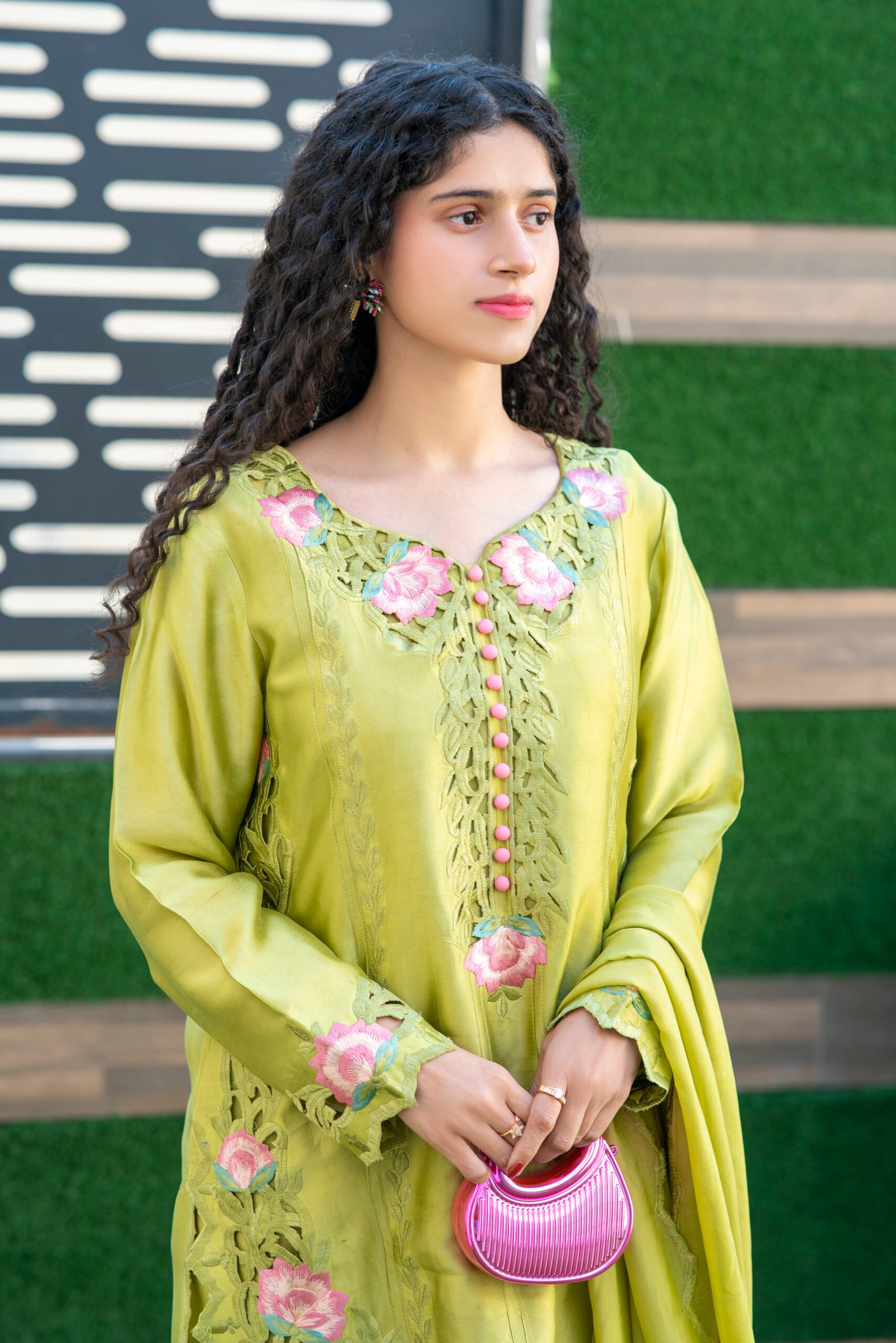 Noor -e - Eid cutwork Suit | Short Shirt 3 PCS Outfit gallery image #4