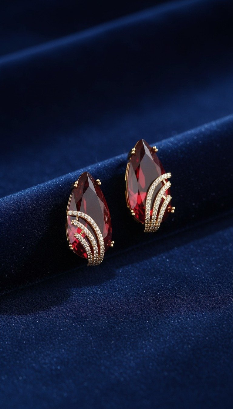 One carat ear stud's gallery image #4