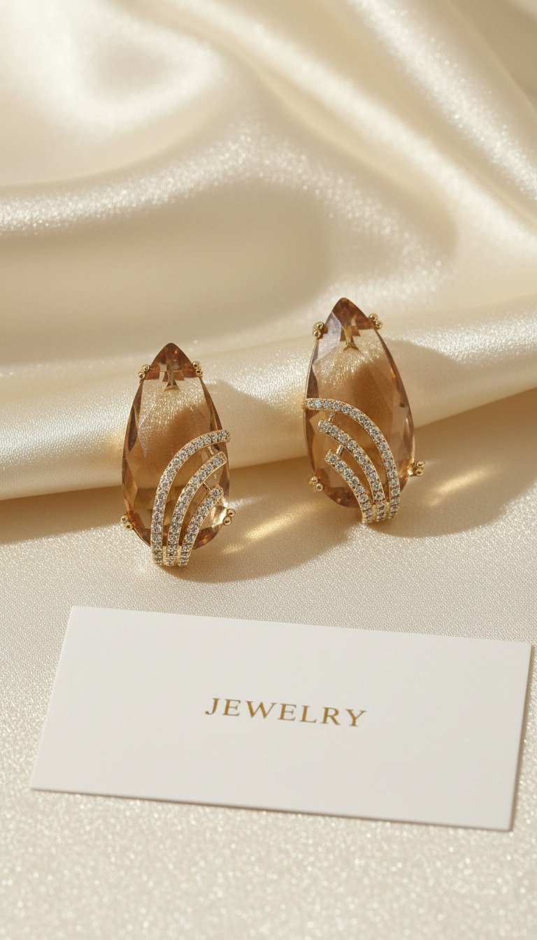One carat ear stud's gallery image #3