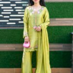 Noor -e - Eid cutwork Suit | Short Shirt 3 PCS Outfit gallery image thumbnail #3