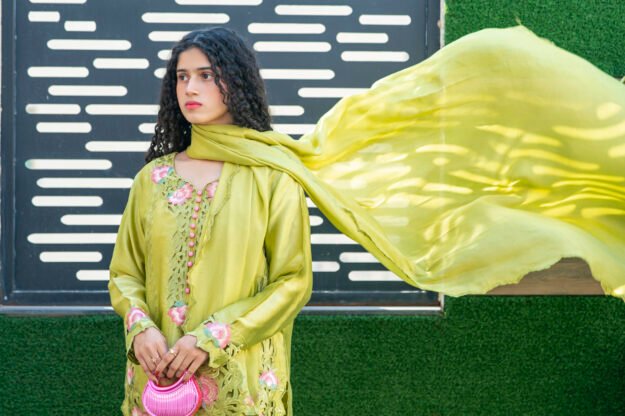 Noor -e - Eid cutwork Suit | Short Shirt 3 PCS Outfit